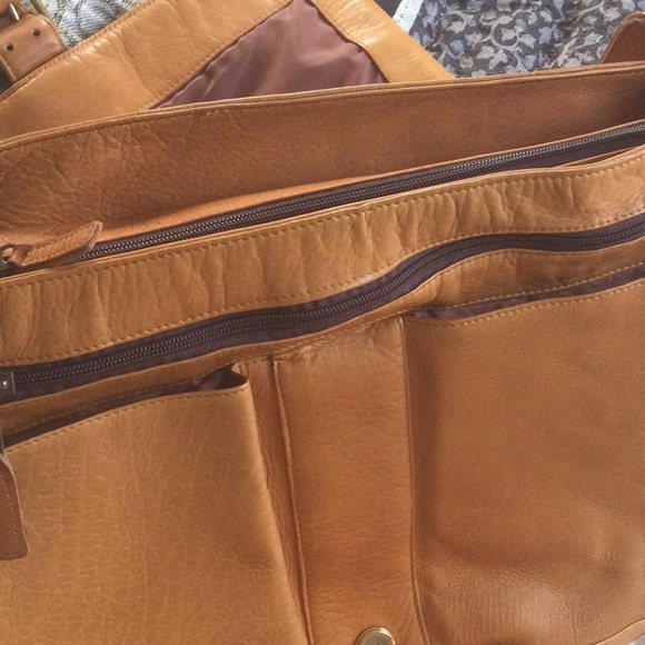 Leather travel / computer bag - Picture 7 of 8